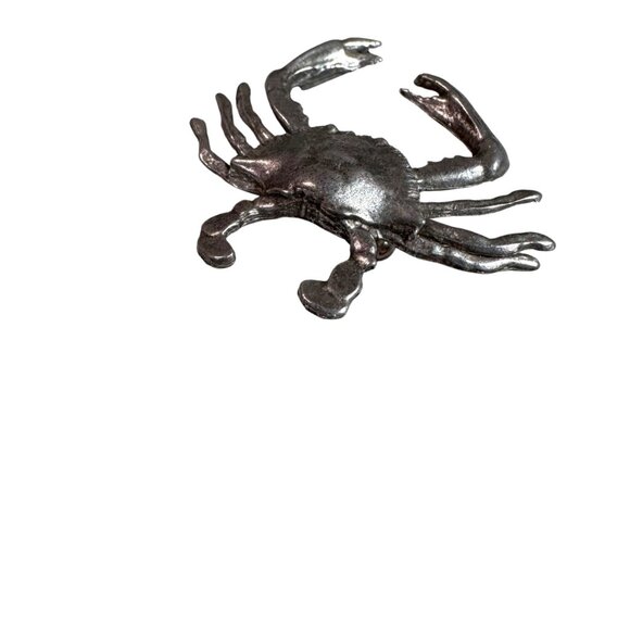 Salisbury Pewter Crab Bottle Opener Vintage Beach Lake House Barware Decor - Picture 2 of 10